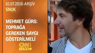 Mehmet Gürs Yemek yemek keyifli vakit geçirmektir  5N1K 10072016 [upl. by Sihtam]