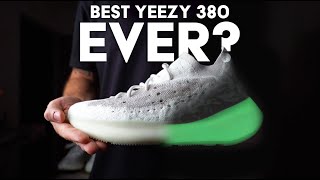 YEEZY BOOST 380 Calcite Glow Review amp OnFeet Looks [upl. by Rodavlas]