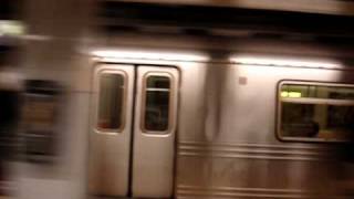 MTA New York City Subway  OnBoard R42 E Train With R46 V Train On The Local Track To 65th Street [upl. by Garzon]