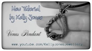 Free TUTORIAL Wire Wrap quotVenusquot Pendant [upl. by Derwin]