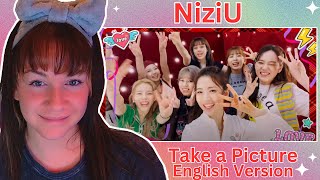 NiziU Take A Picture English Version REACTION kpop jpop [upl. by Laith]