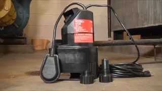 WelBilt HeavyDuty Sump Pump  2800 GPH [upl. by Jakoba164]