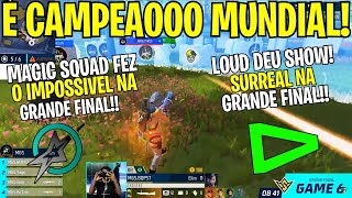 É CAMPEÃOOOOOOOO BRASIL LEVA O MUNDIAL DE FREE FIRE CONTRA TUDO E TODOS MAGIC SQUAD E LOUD [upl. by Esahc]