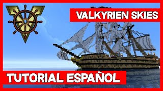 Mod de barcos de PIRATAS  Valkyrien Skies Mod 1122 Tutorial Español Minecraft 2021 [upl. by Aneeram]