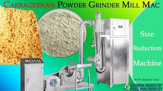 Carrageenan Powder Machine┃Seaweed Flour Grinding Mill┃Size Reduction Equipment┃ [upl. by Baudelaire534]