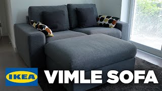 IKEA VIMLE SOFA  Assembly  Unboxing amp Review 2022 [upl. by Wyn285]