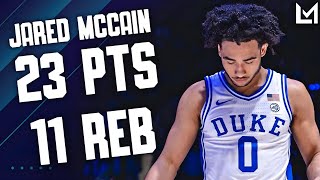 Jared McCain Drops 23 PTS Point DOUBLEDOUBLE vs UNC  23 PTS amp 11 REB  Full Highlights [upl. by Terej]