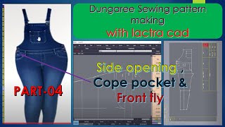 BIB overalls sewing pattern part04  How to Make Denim Romper  DIY Easy Free Dungaree [upl. by Wainwright]