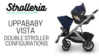 UPPAbaby VISTA Double Configurations How to Turn the VISTA into a Double Stroller [upl. by Summer]