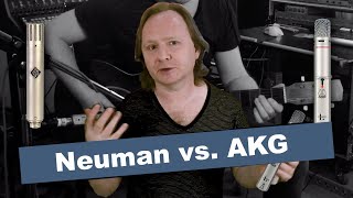 AKG C1000S vs Neumann KM54 acoustic guitar microphone comparison  Panic Song [upl. by Hungarian784]