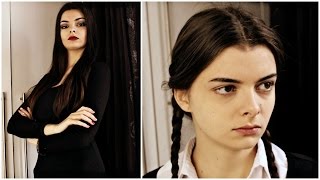 Morticia amp Wednesday Addams  Last Minute Halloween Costumes [upl. by Niwroc141]