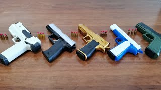 Top 5 Shell Ejection Soft Bullet Pistol Toy Gun 2022 [upl. by Noirb819]