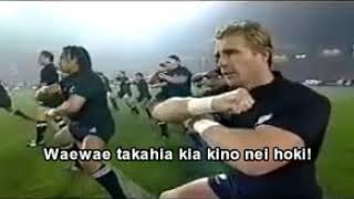 New Zeland All Blacks Haka  Ka Mate  Lyrics  Translation [upl. by Rianna609]