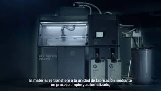 Cómo funciona la impresora 3D HP Jet Fusion 4200 [upl. by Anileda387]