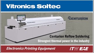 Vitronics Soltec Ceturion SMD reflow fırını tanıtım videosu [upl. by Artenal]