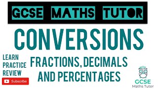 Fractions Decimals and Percentages  Conversions  Grade 5 Crossover  GCSE Maths Tutor [upl. by Yllom678]