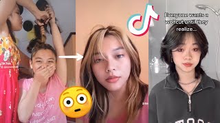 Wolf cut mullet hair TikTok Compilation 💇🏻✨ [upl. by Nandor367]