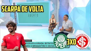 JOGO ABERTO PALMEIRAS VENCE INTER POR 3 A 0 E ASSUME A LIDERANÇA EM NOITE DE DESABAFO DE ABEL [upl. by Hadlee388]