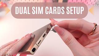 How to Insert Dual SIM Cards in Samsung Galaxy S24 Ultra Quick and Easy Guide [upl. by Hannahoj]