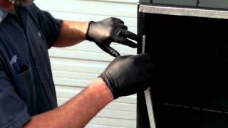 How to install a LavaLock BBQ Smoker Pit Gasket Self stick by BBQsmokerModscom [upl. by Aicenev]