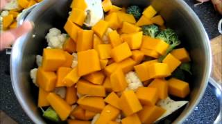 Making Vegetable Puree Baby Food [upl. by Nodyarg]