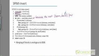 WDM 44 Index Construction Using Single Pass In Memory Indexing [upl. by Proudman627]