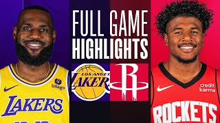 LAKERS at ROCKETS  FULL GAME HIGHLIGHTS  January 29 2024 [upl. by Dud199]