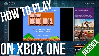 How to Play NES ROM Games on your Xbox One  NESBOX [upl. by Masao]