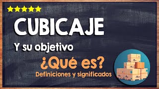 ¿Qué es el cubicaje 🙏 Conoce cómo se saca el cubicaje 🙏 [upl. by Ramsay572]