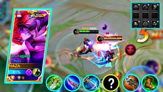 CHOU EMBLEM SET 2023 AND BUILD  CHOU NEW META GAMEPLAY  Mobile Legends [upl. by Wager]