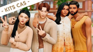 Making Sims ft Incheon Arrivals amp Fashion Street Kits  CC List  The Sims 4 CAS [upl. by Pappas]