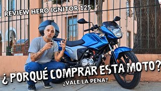 HERO IGNITOR 125 BUENA BONITA Y BARATA  NO LA COMPRES SIN VER ESTO  GÑ MOTOVLOG ARGENTINA [upl. by Warga]