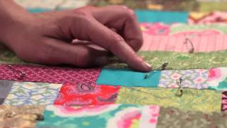 Quilty Tying a Quilt—Quilting Howto [upl. by Filip]