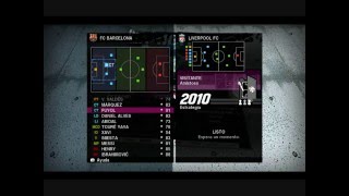 Menus of PES 2010 in DEMO [upl. by Ocirrej198]