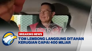 BREAKING NEWS  Thomas Lembong Tersangka Kasus Korupsi Impor Gula [upl. by Aerdnwahs]