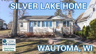 Home for Sale on Big Silver Lake Wautoma WI [upl. by Netsew]