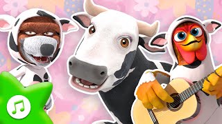 La Vaca Lola ¡NUEVA VERSIÓN 🐮 Canciones Infantiles 👨🏻‍🌾 LA GRANJA DE ZENÓN [upl. by Anilam]