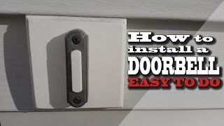 How to replace a doorbell button [upl. by Tichon393]