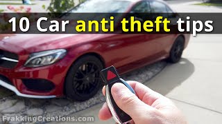 10 best anti theft things you can do to protect your car from theft [upl. by Anirtap504]