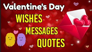 Happy Valentines Day Wishes Quotes Messages 2024  Valentines day WhatsApp Status  Greetings [upl. by Atisor]