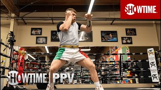 Canelo Alvarez Media Workout Highlights amp Interview  SHOWTIME PPV [upl. by Assirahc143]