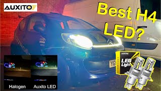 CityBug Easy Headlight Upgrade Auxito H4 LED Headlamp Bulbs Tested in Reflector Lamps C1107Aygo [upl. by Tannenwald]