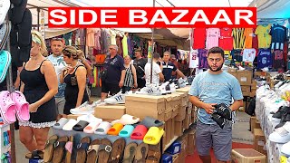 Antalya SIDE SATURDAYS BAZAAR REPLICA Market ANTALYA TÜRKIYE 2024 turkey side antalya bazaar [upl. by Ronny]