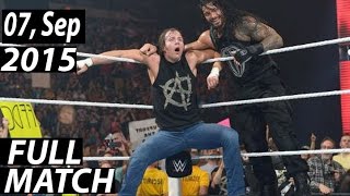 Roman Reigns Dean Ambrose vs The Ascension 7 Sep 2015 WWE RAW [upl. by Noram]