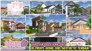 Sakura school simulator Home Girl  Props id Home Girl Sakura School Simulator RatuKecil [upl. by Llerdnam]