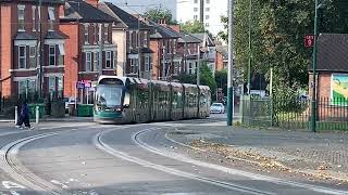 Tram 207 Mavis worthington from toton lane to hucknall tram 208 dinah Minton to clifton south [upl. by Notluf89]