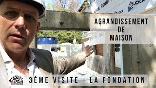 Agrandissement maison 2  Inspection fondation par un ingenieur en structure [upl. by Allegra]