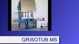 Halbautomatische Alutuben Verschliessmaschine GRISOTUB MS [upl. by Benedic]