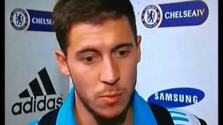 Eden Hazard quotI was on the bench for the game against strawberryquot [upl. by Emyaj]