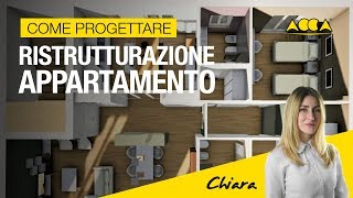 Come fare il progetto di ristrutturazione di un appartamento [upl. by Ticknor]